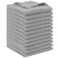 SUNLAND Microfiber Face Cloth Reusable Makeup Remover Facial Cleansing Towel Ultra Soft Face Washcloth 12inchx12inch 12 Pack Grey