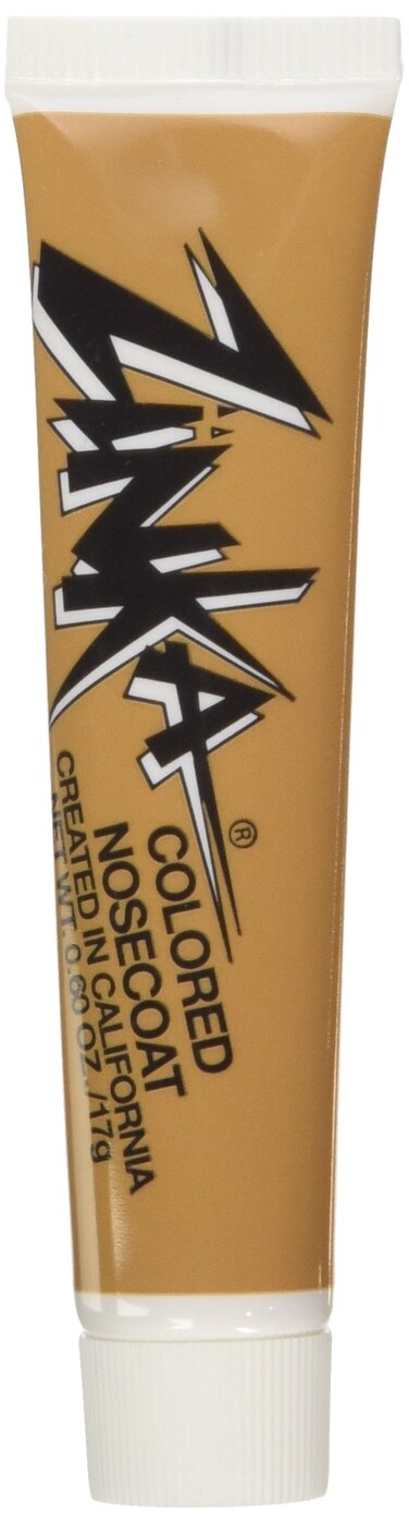 Zinka Colored Nosecoat Zinc Oxide Based Water Resistant 2 Pack Bundle 0.6 Ounce Tube - Flesh