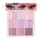 18Colors Purple Pink Nude Shimmery Eyeshadow Palette Makeup,Light Purple Mauve Glitter Sparkly Highly Pigmented Eye Shadow Long Lasting Waterproof Naturing-Looking Blendable for Beginners