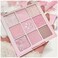 9 Colors Eye Shadow Palette Makeup,Light Pink Purple Matte Glitter Shimmer Nude Eyeshadow Palette,Highly Pigmented Neutral Eyeshadow Long-lasting Waterproof Natural Makeup Travel Eyeshadow Palette