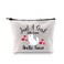 G2TUP Arctic Foxes Gift Who Loves Arctic Foxes Makeup Bag Arctic Foxes Lover Cosmetic Bag Arctic Foxes Themed Gift Zipper Travel Bag (Who Loves Arctic Foxes MB)