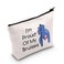 G2TUP Pole Dancing Lover Gift I'm Proud Of My Bruises Sloth Makeup Bag Cosmetic Bag Coach Gift Zipper Travel Bag (Proud Of My Bruises White Bag)