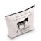 G2TUP Donkey Lover Gift No Matter How Old I Am Always Want A Donkey Makeup Bag Crazy Donkey Lady Cosmetic Bag Donkey Themed Gift Zipper Travel Bag (Want A Donkey White Bag 1.0)