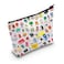 PWHAOO BFDI Game Inspired Gift Algebralian Makeup Bag Game Fan Cosmetic Bag Cosplay Merch (Algebralian M)
