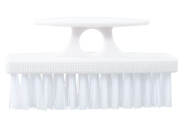 Superio Nail Brush for Cleaning Fingernails, Nail Scrubber Brush, Toe Foot Hands Fingernail Brush Cleaner- Small Scrub Brush- All-Purpose Stiff Cleaning Brush for Home, Kitchen, Work, White