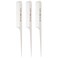 Allegro Combs 441 Rat Tail Combs Braiding Parting Fine Teeth Rattail Set For Hair Styling For Hair Coloring 3 Units (White)