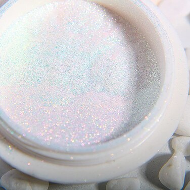 Varnish,Magic Mirror Neon Effect Powder Shiny Pearl Nail Glitter Nail Art Decorations
