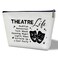 Theater Lover Makeup Bag - Theatre Life, Cosmetic Bag for Women Large Capacity Cosmetic Bag Appreciation Gift for Family, friends, Travel Accessories Organizer Storage Makeup Bag With Zipper -09