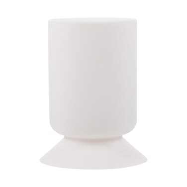 FRCOLOR Silicone Suction Cup Pen Holder stationary holder cosmetic brush container pen cup Brush Pen scissor holder cosmetics brush stand desk student white storage jar