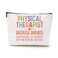 DJHUNG Funny Physical Therapist Cosmetic Bag - Makeup Bag &amp; PT Appreciation Gift for Women - Occupational Therapist Graduation &amp; Birthday Gift