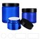 Glass Jar with Lids, 4 oz, 2 oz and 1 oz Glass Jars with Lids &amp; Stickers, Reusable Travel Containers for Creams, Lotion, Cosmetic - 3 pack