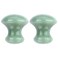 Uonlytech Ice Roller 2Pcs Facial Tools, Green Jade Quartz Massage Rollers Stones Scraping Massage Tool for Women Home Spa
