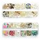 24 Boxes Natural Seashell Slices Nail Art Supplies Irregular Shell Slices Small Gravel Design 3D Nail Flakes Shell Slices Decoration UV Gel DIY Nail