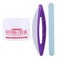 Brrnoo Nail Polish Nail Manicure Tool Kit, 3pcs Nail Art Design Set, 3Pcs/Set Nail Art Buffing Cream + Nail Brush Buffer Varnish Polish + Polishing Strip Nail Art S