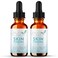 Eva Naturals Skin Firming Serum with Hyaluronic Acid, Vitamin C, and Niacinamide for Face - 2 Pack