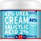 Urea Cream 42% - Premium Urea Foot Cream - With 2% Salicylic Acid, Tea Tree Oil, Shea Butter, Aloe Vera - For Feet, Hands, Heels, Elbows, Knees and More - 4 oz