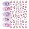 Purr-fectly Adorable Kitty Nail Art Stickers in Hot Pink - Unleash Your Inner Feline Glam! Over 50 Stickers Kawaii Hello Cats