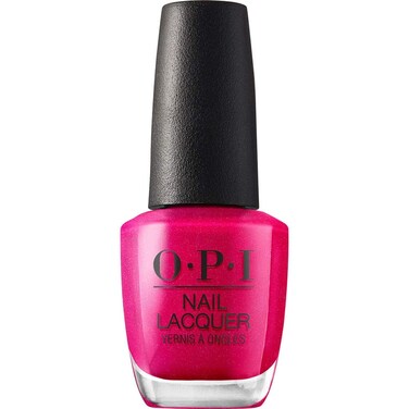 OPI Nail Lacquer Nail Polish   Opaque Dark Pink Shimmer Chip Resistant Nail Polish   Vegan, Fast Drying, Streak Free