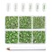 Beadsland 7200pcs Flatback Rhinestones,Light Green Rhinestones Nail Gems Round Crystal Rhinestones for Crafts,Mixed 6 Sizes with Wax Pencil Kit, SS3-SS10,Peridot/Light Green