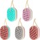 Boao 5 Pieces Soft Bath Sponge Gentle Soothing Body Sponge Fiber Exfoliating Shower Sponge for Women Men, Random Color