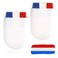 2pcs Patriotic 4th of July Face Paint, Red White &amp; Blue USA American Flag Face Paint Stick Softball Baseball Face Paint Sports Events &amp; Independence Day Stuff for Athletes Men Women Kids
