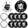 12 Pcs Bride or Die Bachelorette Compact Mirror Till Death Do Us Party Favor Gifts Gothic Halloween Bridal Shower Wedding Bridesmaid Party Decoration Supplies Travel Daily Use