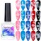 White Blooming Ink Nail Polish Marble Watercolor Ink Nail Painting Gel Nail Blossom Flower Nail Art Design Soak Off UV Gel Manicure DIY Nail Design At Home 10ML(0.33FL OZ)