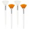 4 Pcs Fan Brushes Esthetician, Fan Brushes for Facials, Soft Facial Applicator Brushes, Makeup Fan Brush Tool for Mud Cream, Highlighting and Blush
