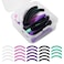 24pcs Eyelash Curler Refills, Eyelash Curler Pads Silicone Rubber Eyelash Curler Replacement Pads Universal Eyelash Curler Makeup Tool Accessories, with Clear Storage Box (Multi Color)
