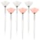 6 Pcs Facial Fan Brush, Soft Fan Makeup Brush, Facial Fan Brushes Esthetician, Fluffy Fan Brushes for Facials, Face Mask Applicator Brush for Women Girls