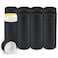 8pcs 75g/2.5oz Black Paperboard Deodorant Containers,Empty Kraft Paper Solid Perfume Tubes,Round Body Lotion Sticks Jars,Pushing Up Style Hairspray Bar Bottle,DIY Cosmetic Storage Container