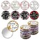 36 Pcs Mini Christian Compact Mirror Christian Gifts Bulk Floral Bible Verse Mini Compact Mirrors Religious Scripture Gifts Inspirational Portable Mirror for Women Coworkers Church Party Favors