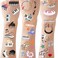 430 PCS Piano Notes Tattoos Temporary Stickers for Kids - Piano Notes Theme Party Supplies Decorations Music Birthday Baby Shower Goodie Bag Stuffers Favors Prize(30 Sheets)