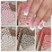6 Sheets Heart Nail Art Stickers 3D Heart Love Nail Decals Pink Black White Red Hearts Nail Designs Sticker Self Adhesive Nail Art Supplies for Women Girls DIY Valentines Nail Decoration Accessories