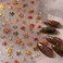 Maple Leaf Nail Stickers Fall Nail Art Decals Nail Design 5D Embossed Self Adhesive Autumn Leaf Nail Decals for Nail Art Thanksgiving Nail Decoration Fall Nail Art Supplies for Women Fall DIY Manicure