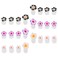 Beaupretty Toe Separator 24pcs Silicone Toe Separators Flower Pedicure Toe Nail Polish Separator Accessories For Salon Women Nail Supplies