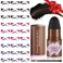 Eyebrow Stamp Stencil Kit - Eyebrow Powder, Makeup for Natural-Looking Brows, Eyebrow Stamp Kit with 27 Reusable Stencils, Easy to Use, Waterproof &amp; Smudge-Proof, Long-Lasting, Dark Brown