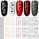 Old Letters Nail Art Stickers Decals Self-Adhesive 6 Sheets Old Alphabet Numbers Nail Stickers Decoration Accessories for Women Girls