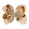 8 Inch Champagne Gold Sparkly Glitter Sequin Hair Bows for Girls