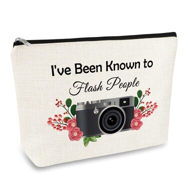Photographer Gifts Funny Photography Gifts Makeup Cosmetic Bag Camera Photo Club Present for Photographers Camera Lover Christmas Birthday Present for Girls Women Photographer Photography Lover