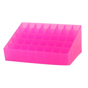 Lip Gloss Holder 40 Box Acrylic Storage Box Drawer Organizer for Makeup Plastic Organizer Box Lipstick Organizer Case Cosmetic Display Cases Lipstick Storage Case Shelf Pink