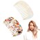2PCS Hair Combs For Women, Dandruff Comb, Wide Tooth Combs, Travel Mini Comb, Hair Combs For Styling, Hair Detangler Brush, Anti-Static Small Acetate For Curly Wavy Daily Hair Care Wet Dry
