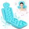 Full Body Bath Pillow for Bathtub, Bath Pillows for Tub with Mesh Laundry Bag &amp; Non-Slip Suction Cups, 3D Air Mesh &amp; Quick Drying Ocean Blue