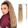 Vinzar Clip in Ponytail Extension Curly Wrap Around Ponytail Corn Wave Hairpiece Magic Paste Ponytail Long Hair Extensions for Women and Girls (Light Brown Blonde Blend)