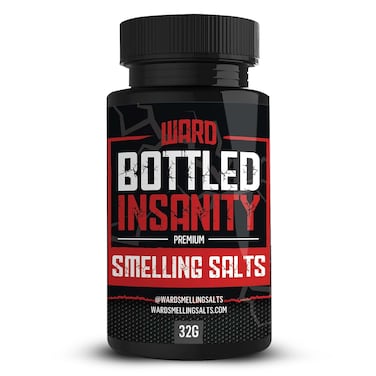 Ward Bottled Insanity Smelling Salt - Powerlifting, Hockey, Focus - Nose Tork