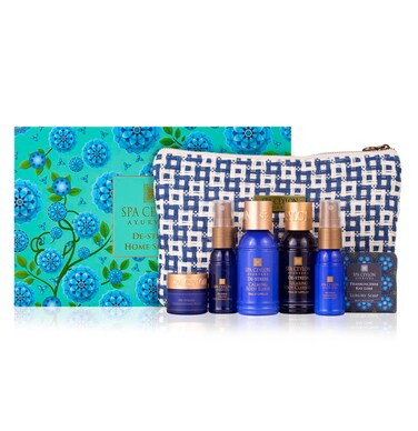 SPA CEYLON De-stress Home Spa Set   Ayurvedic Spa Gift Kit   Soothing and Harmonizing the Body and Mind   Natural Pampering Set   Body Gifts Set for Valentine Gifting