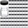 60 Pieces Glass Jars with Lids Clear Small Mason Jars Empty Round Glass Spice Jars Wide Mouth Canning Jars Storage Refillable Empty Cosmetic Containers for Lotions Cream Powders Beauty Product (1 oz)
