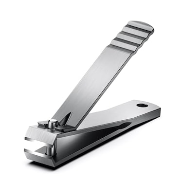 Heavy Duty Straight Blade Nail Clippers for Thick Toenails, Professional Stainless Steel Fingernail Toenail Clippers Trimmers - Thick Wide Jaw Toe Nail Clippings for Seniors, Men &amp; Women - Silver
