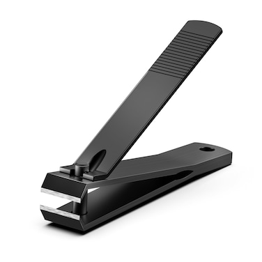 Heavy Duty Straight Blade Nail Clippers for Thick Toenails, Professional Stainless Steel Fingernail Toenail Clippers Trimmers - Thick Wide Jaw Toe Nail Clippings for Seniors, Men &amp; Women (Black)