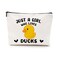VICBOU Cute Duck Makeup Bag Duck Gifts for Women Girls Duck Decor Stuff Merch for Duck Lover Funny Christmas Birthday Gifts for Teens Best Friend Daughter BFF Sister Who Loves Ducks Cosmetic Bag